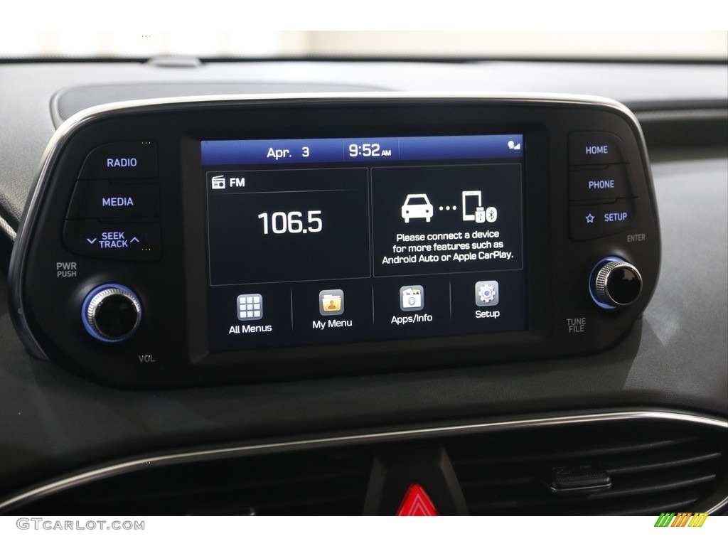 2020 Santa Fe SEL AWD - Rainforest / Black photo #10
