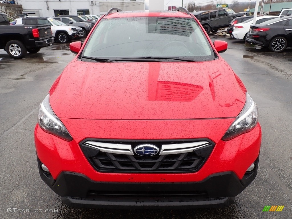 2021 Crosstrek Premium - Pure Red / Black photo #9
