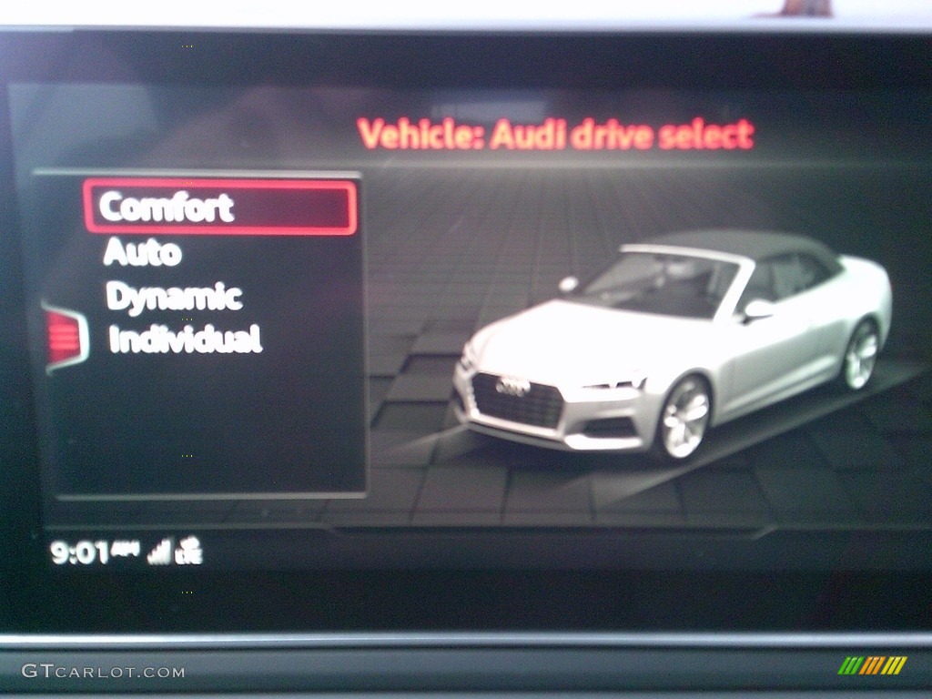 2018 A5 Premium quattro Cabriolet - Moonlight Blue Metallic / Rock Gray photo #15