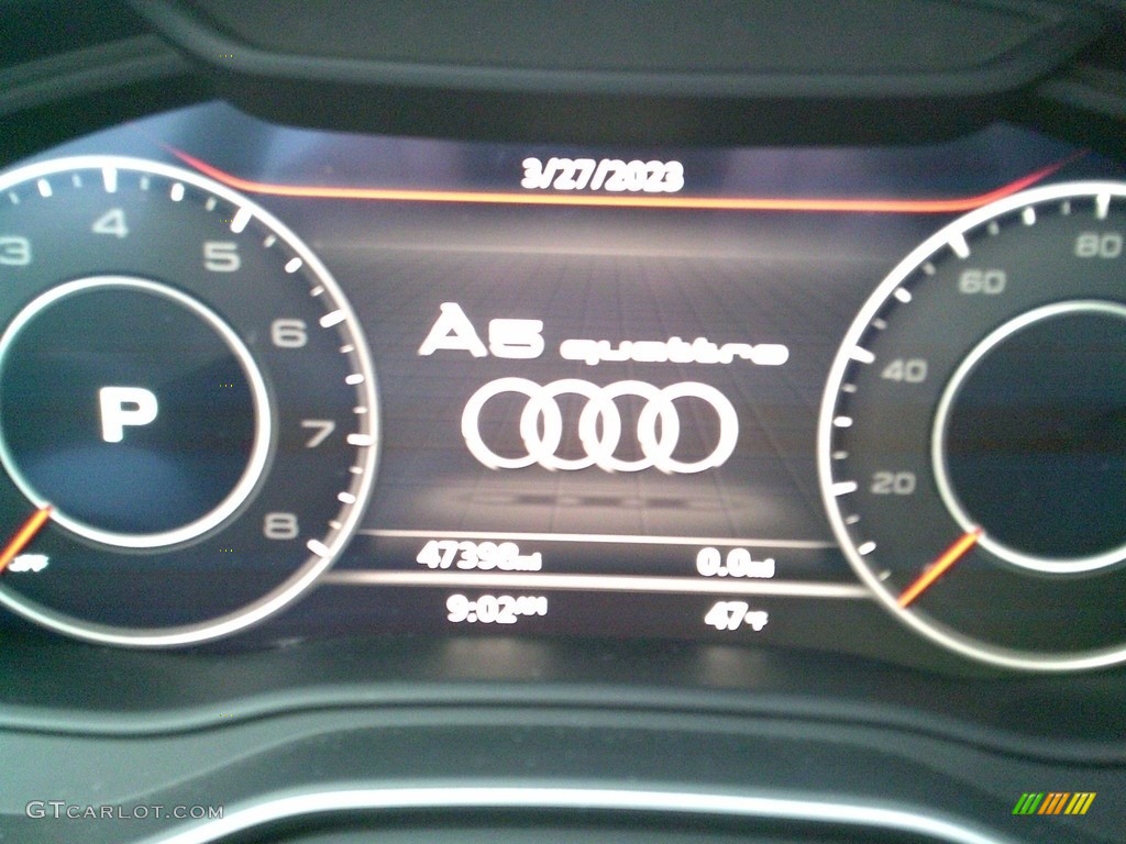 2018 A5 Premium quattro Cabriolet - Moonlight Blue Metallic / Rock Gray photo #21