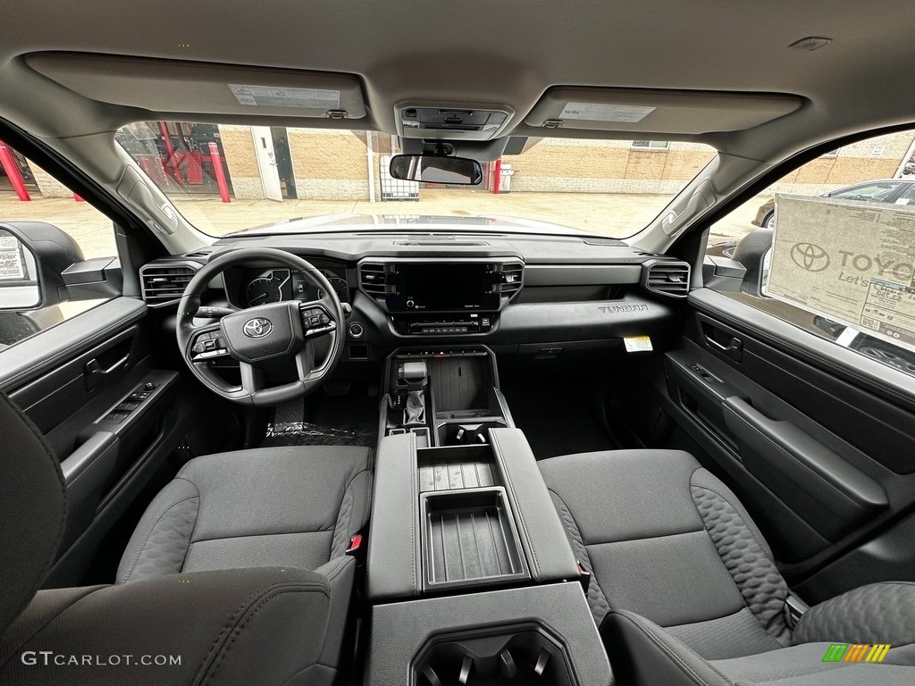 Black Interior 2023 Toyota Tundra SR CrewMax 4x4 Photo #145878682