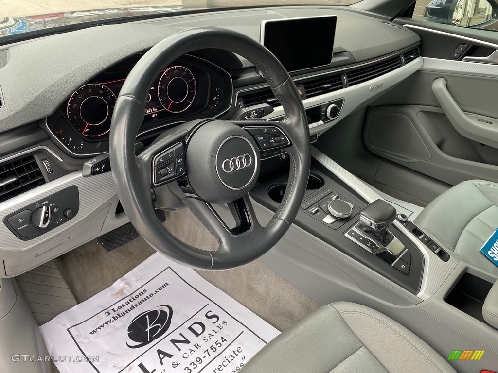 2018 A5 Premium quattro Cabriolet - Moonlight Blue Metallic / Rock Gray photo #42