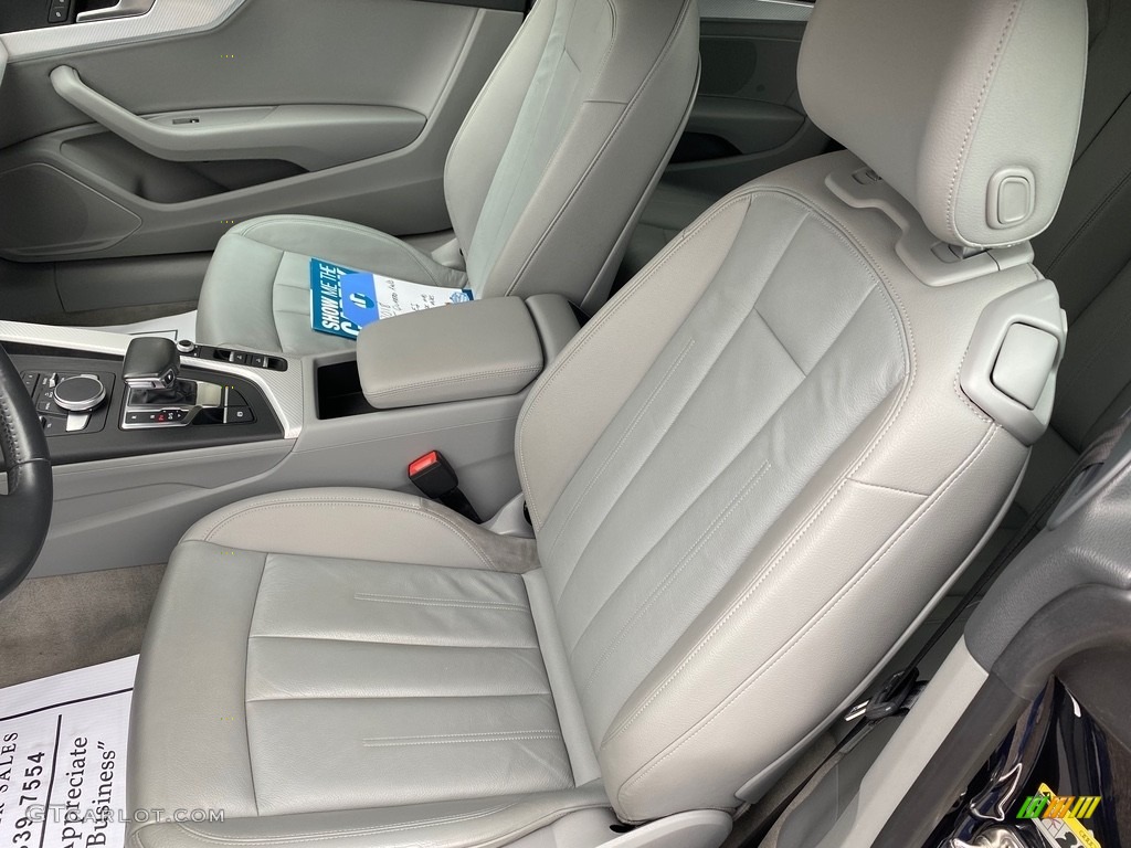 2018 A5 Premium quattro Cabriolet - Moonlight Blue Metallic / Rock Gray photo #43