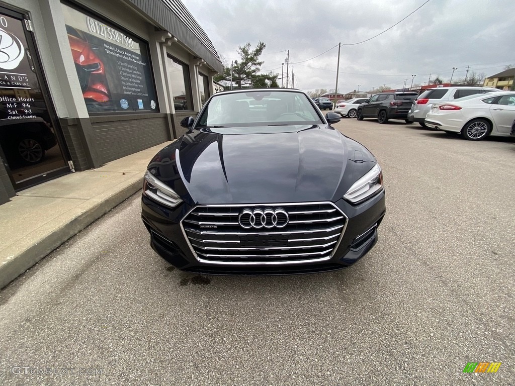 2018 A5 Premium quattro Cabriolet - Moonlight Blue Metallic / Rock Gray photo #50