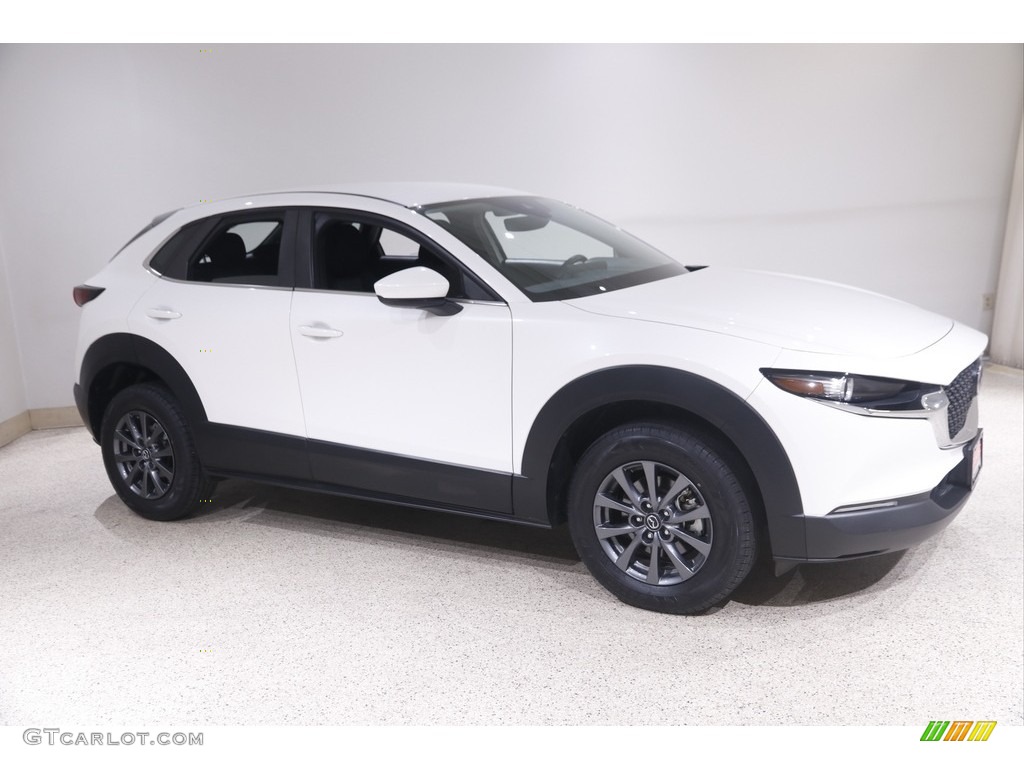 2020 CX-30 AWD - Snowflake White Pearl Mica / Black photo #1