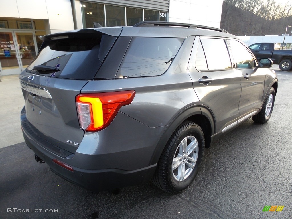 2021 Explorer XLT 4WD - Carbonized Gray Metallic / Ebony photo #2