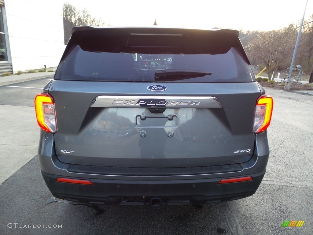 2021 Explorer XLT 4WD - Carbonized Gray Metallic / Ebony photo #3