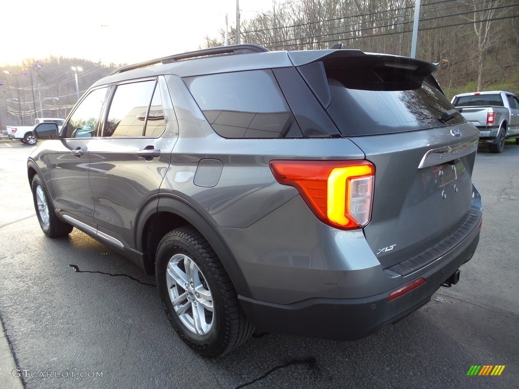 2021 Explorer XLT 4WD - Carbonized Gray Metallic / Ebony photo #5