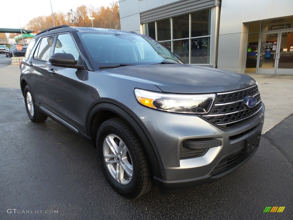2021 Explorer XLT 4WD - Carbonized Gray Metallic / Ebony photo #9
