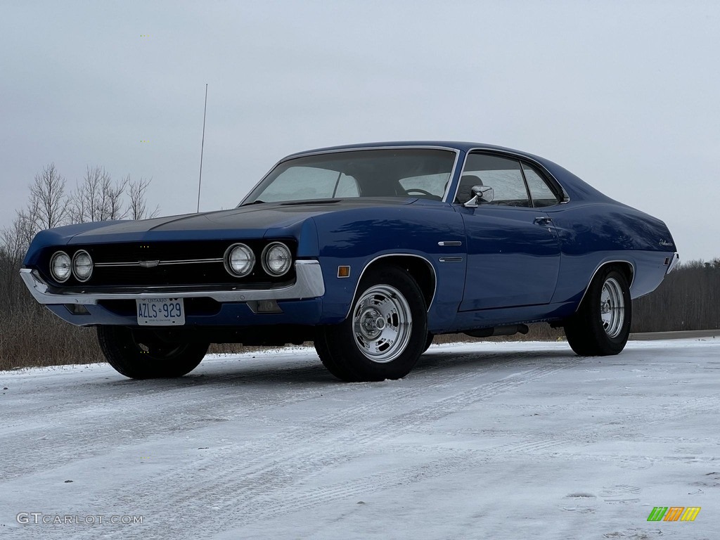 Acapulco Blue Metallic 1970 Ford Fairlane 500 2 Door Hardtop Exterior Photo #145881304
