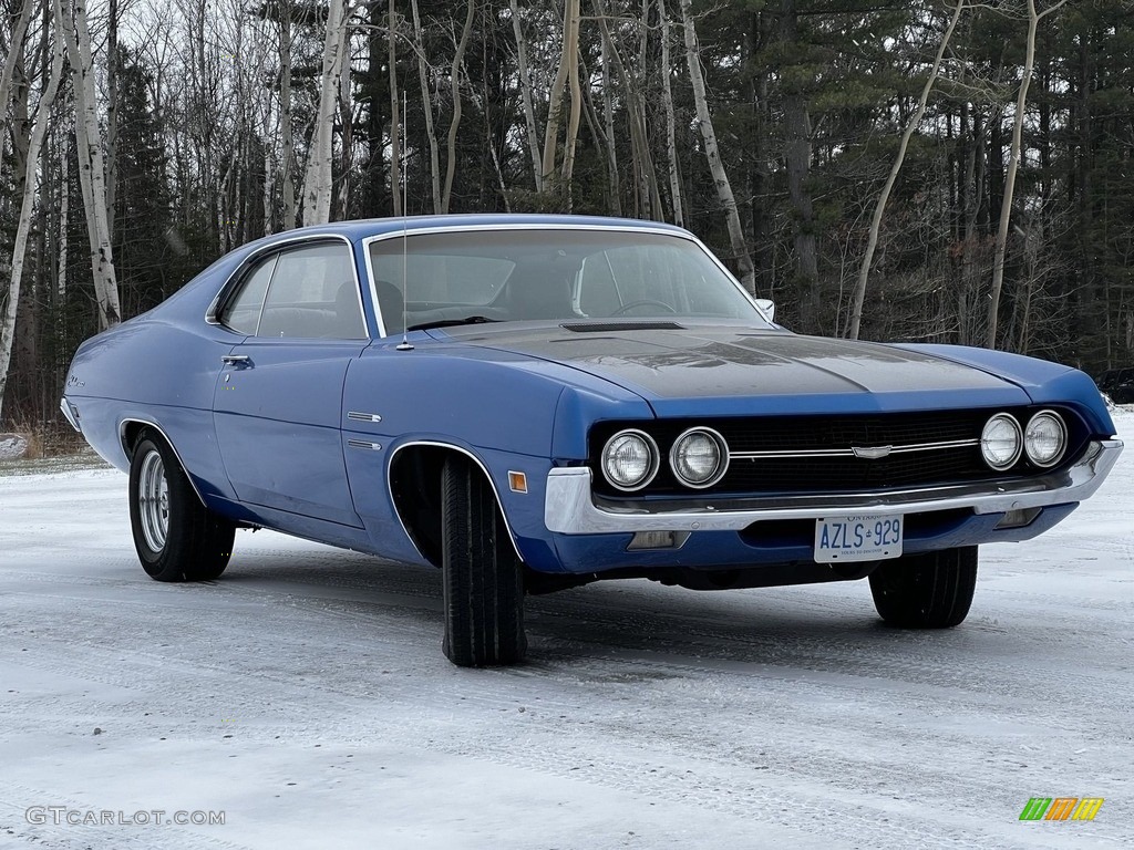 Acapulco Blue Metallic 1970 Ford Fairlane 500 2 Door Hardtop Exterior Photo #145881322