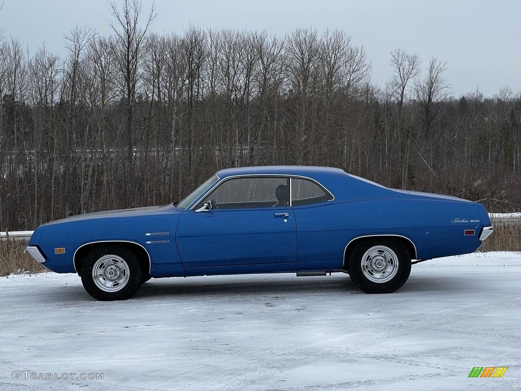 Acapulco Blue Metallic 1970 Ford Fairlane 500 2 Door Hardtop Exterior Photo #145881361