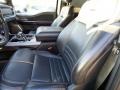 2021 Ford F150 Platinum Unique Black Interior Front Seat Photo