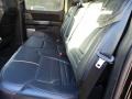 2021 Ford F150 Platinum Unique Black Interior Rear Seat Photo