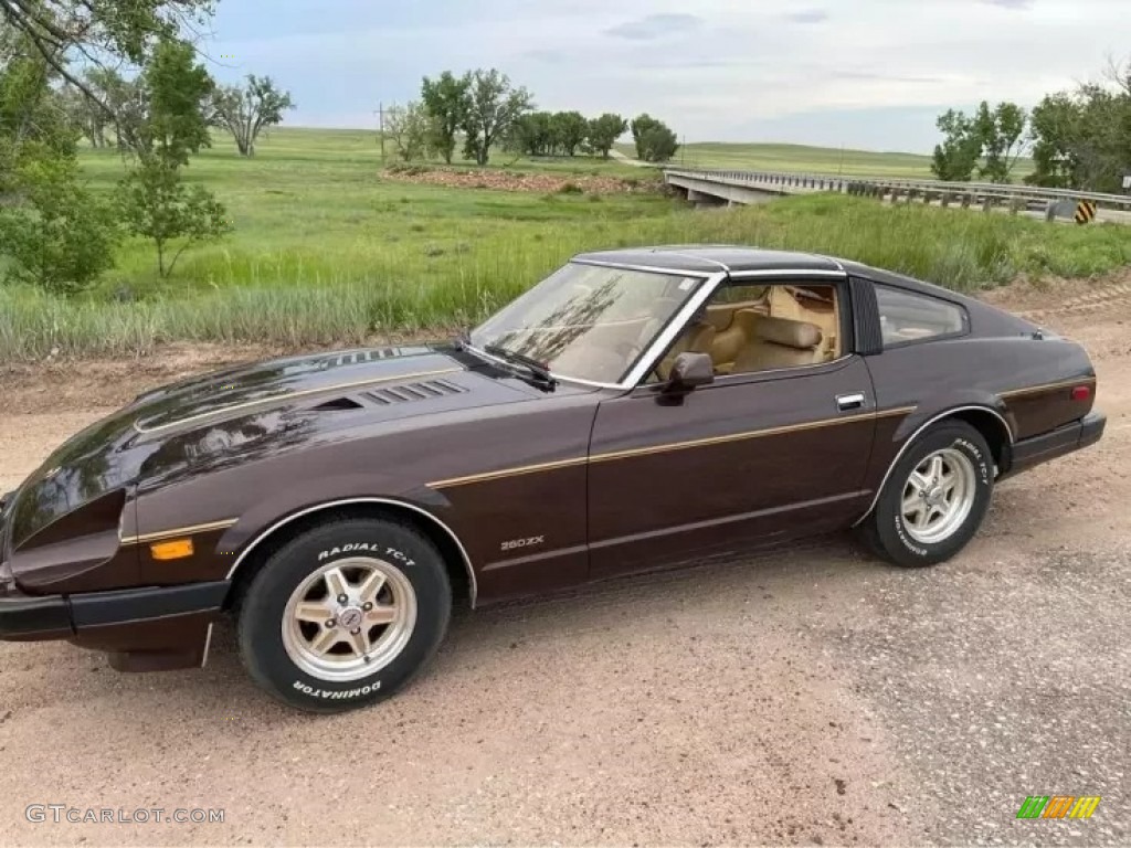 Dark Brown Metallic Datsun 280ZX