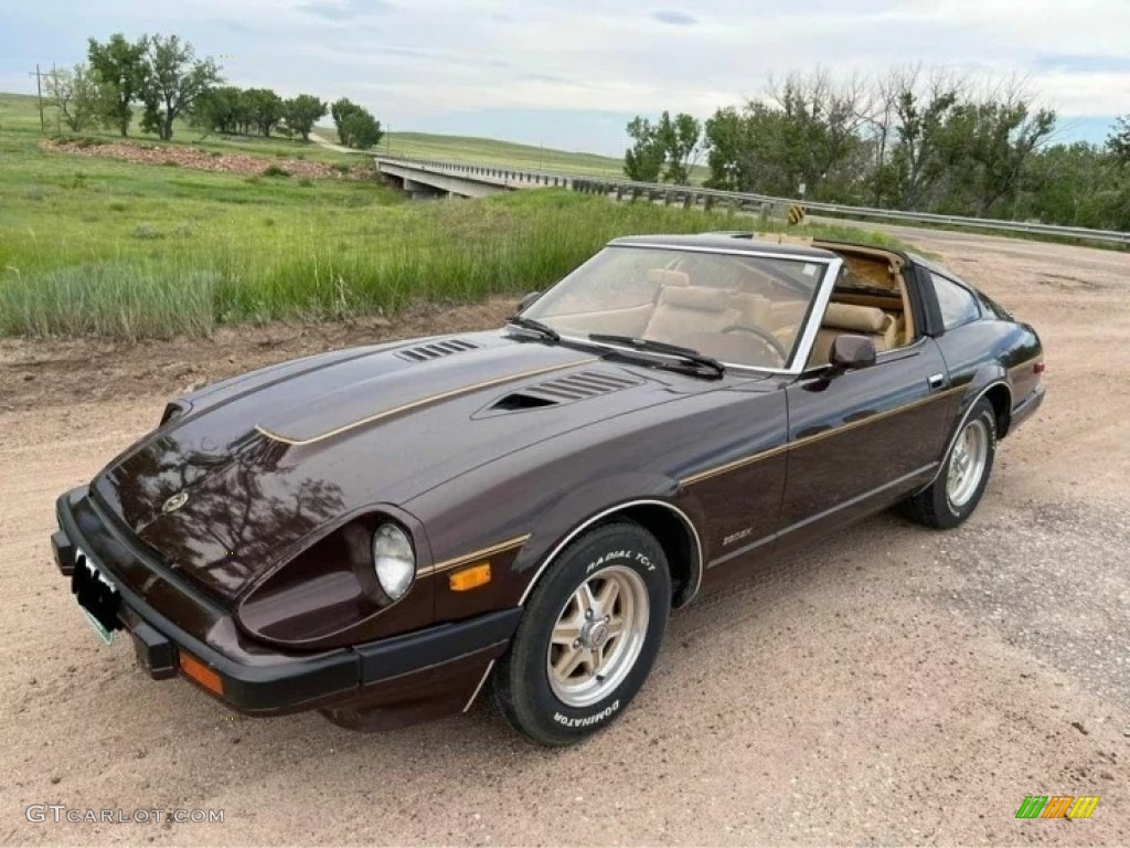 1983 280ZX Coupe - Dark Brown Metallic / Tan photo #2