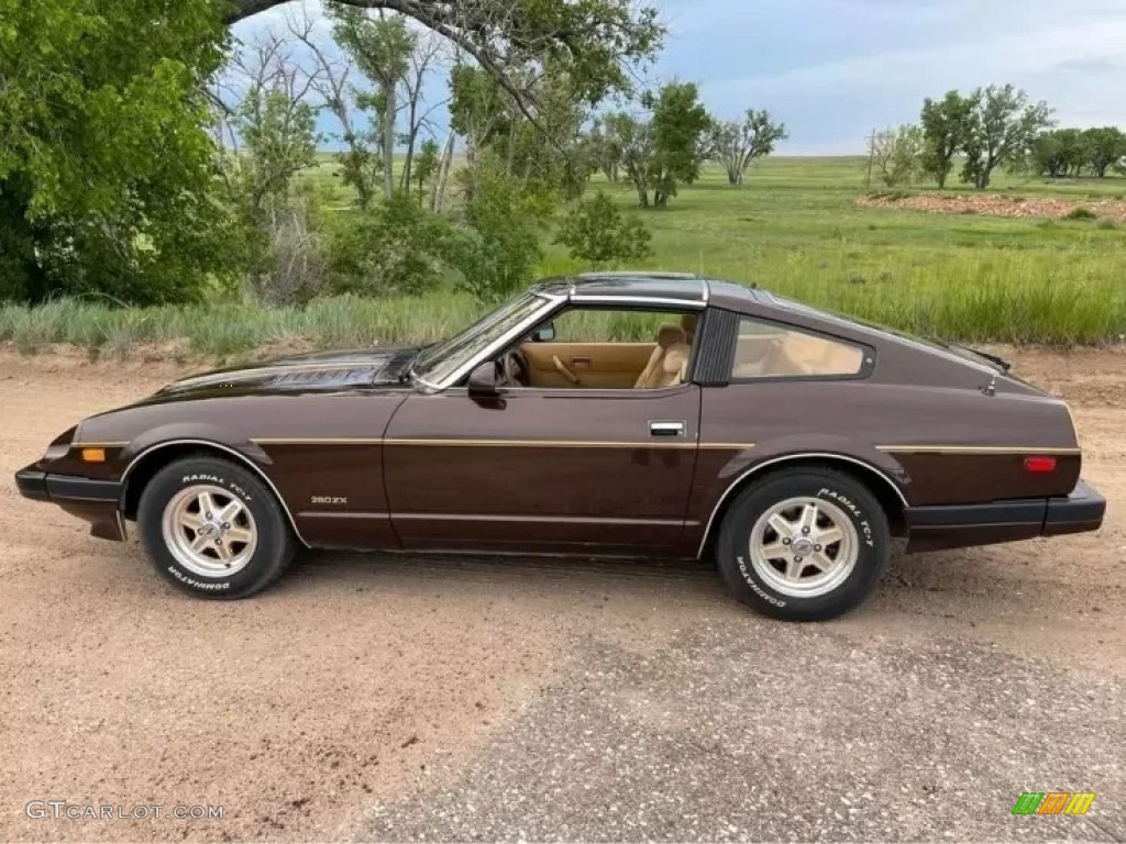 1983 280ZX Coupe - Dark Brown Metallic / Tan photo #10