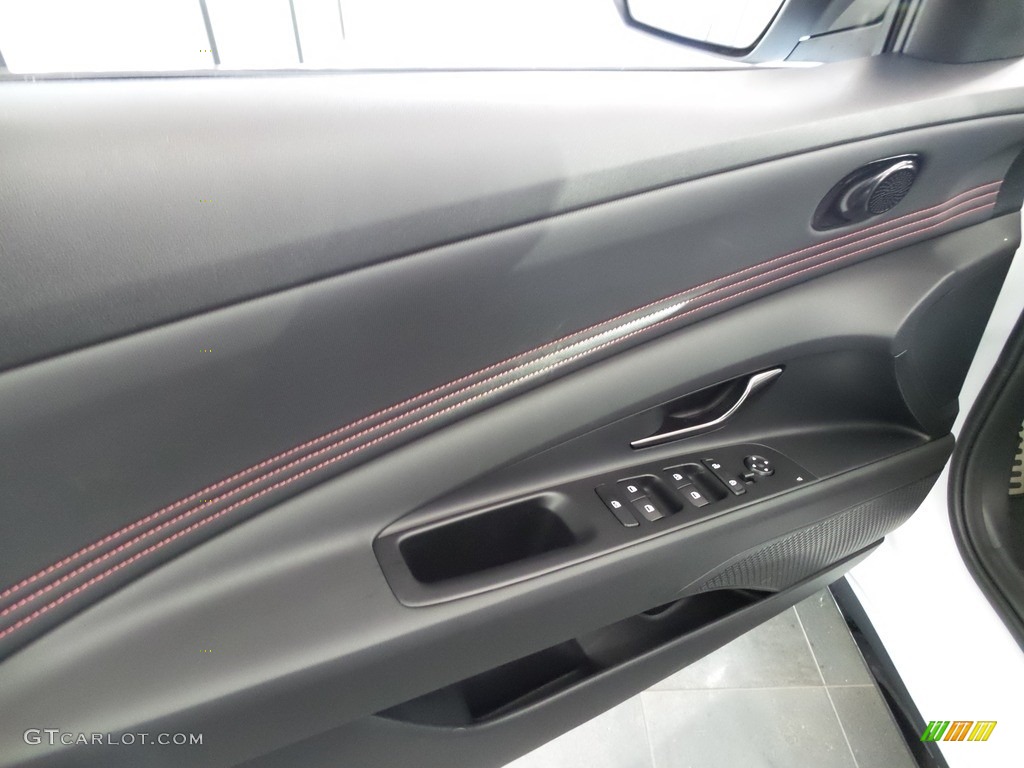 2023 Elantra N-Line - Lunar White / Black photo #13