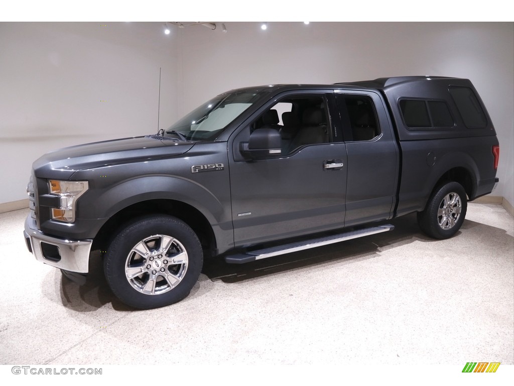 2016 F150 XLT SuperCab - Magnetic / Medium Earth Gray photo #3