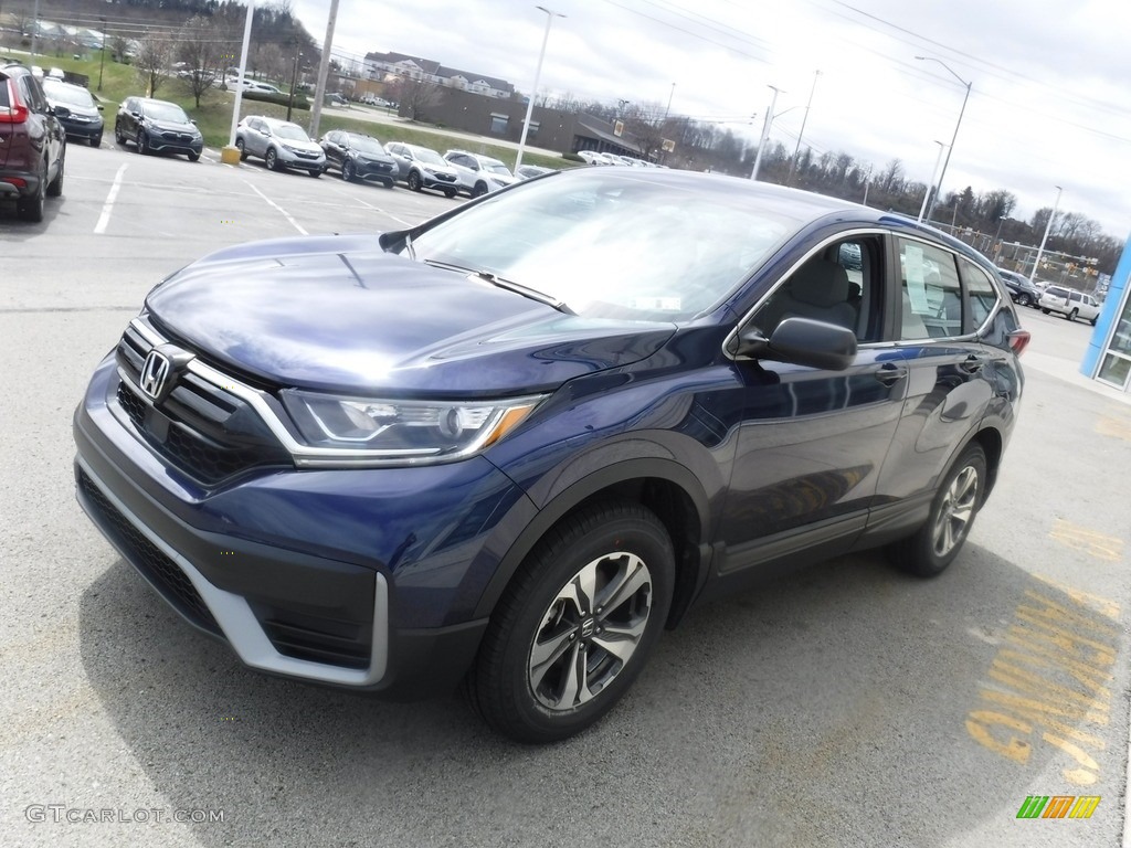 2020 CR-V LX AWD - Obsidian Blue Pearl / Gray photo #4