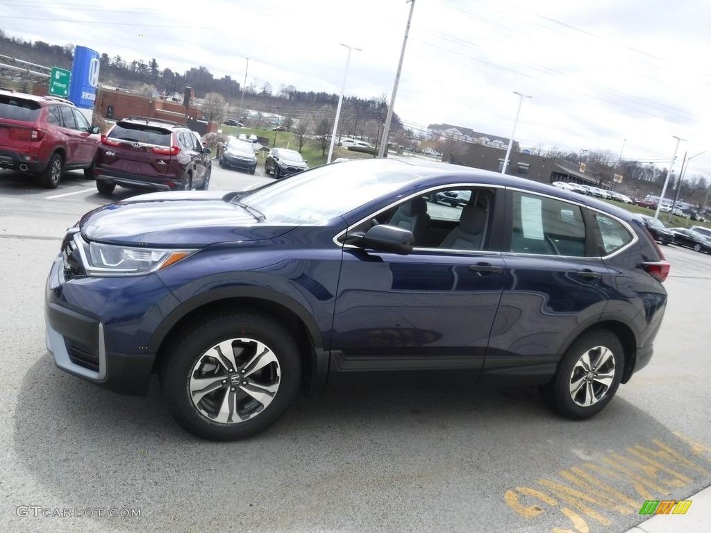 2020 CR-V LX AWD - Obsidian Blue Pearl / Gray photo #5