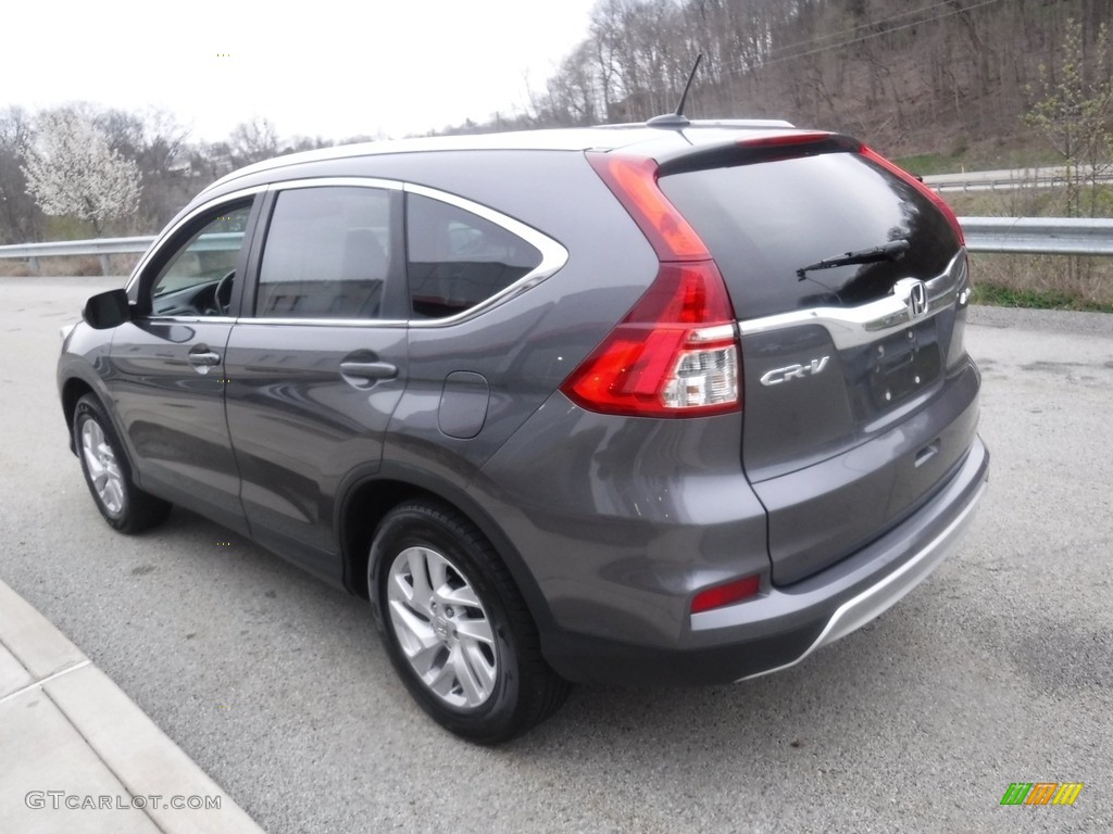 2016 CR-V EX-L AWD - Modern Steel Metallic / Gray photo #14
