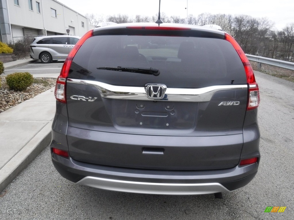 2016 CR-V EX-L AWD - Modern Steel Metallic / Gray photo #15