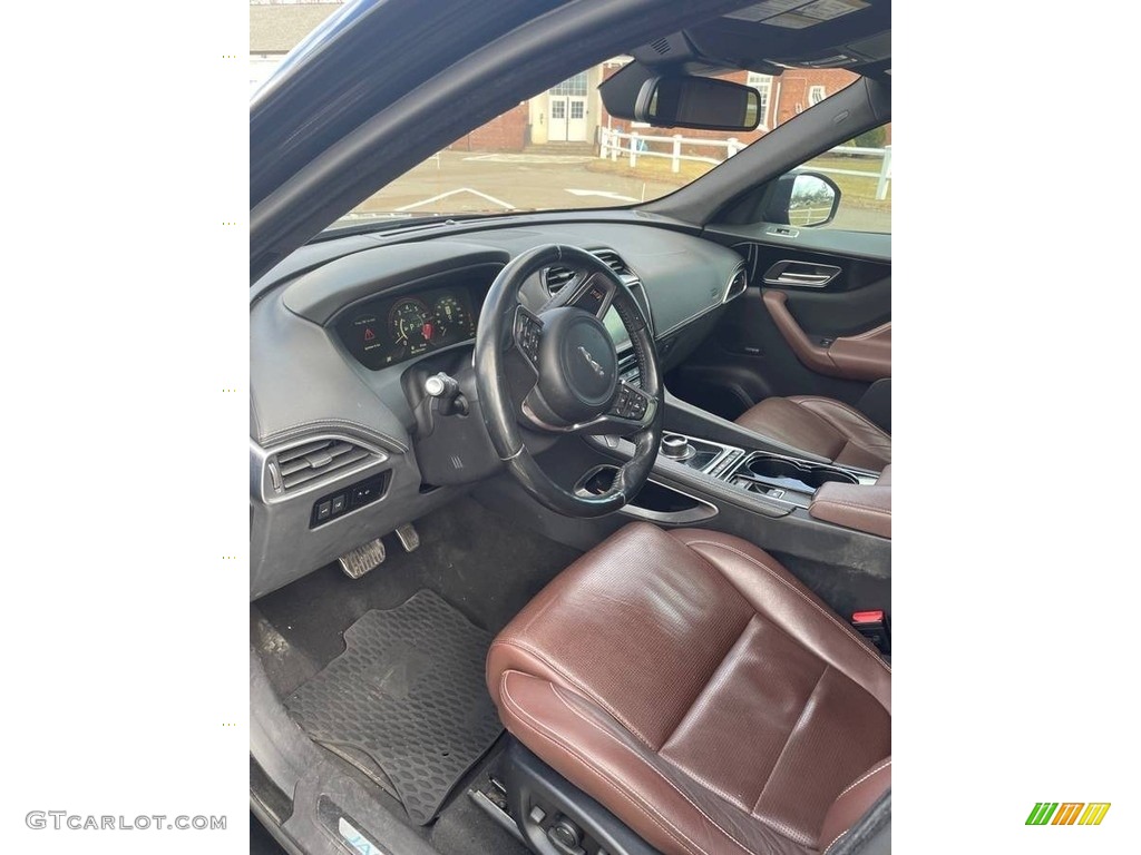 S Brogue/Light Oyster Interior 2017 Jaguar F-PACE 35t AWD S Photo #145883717