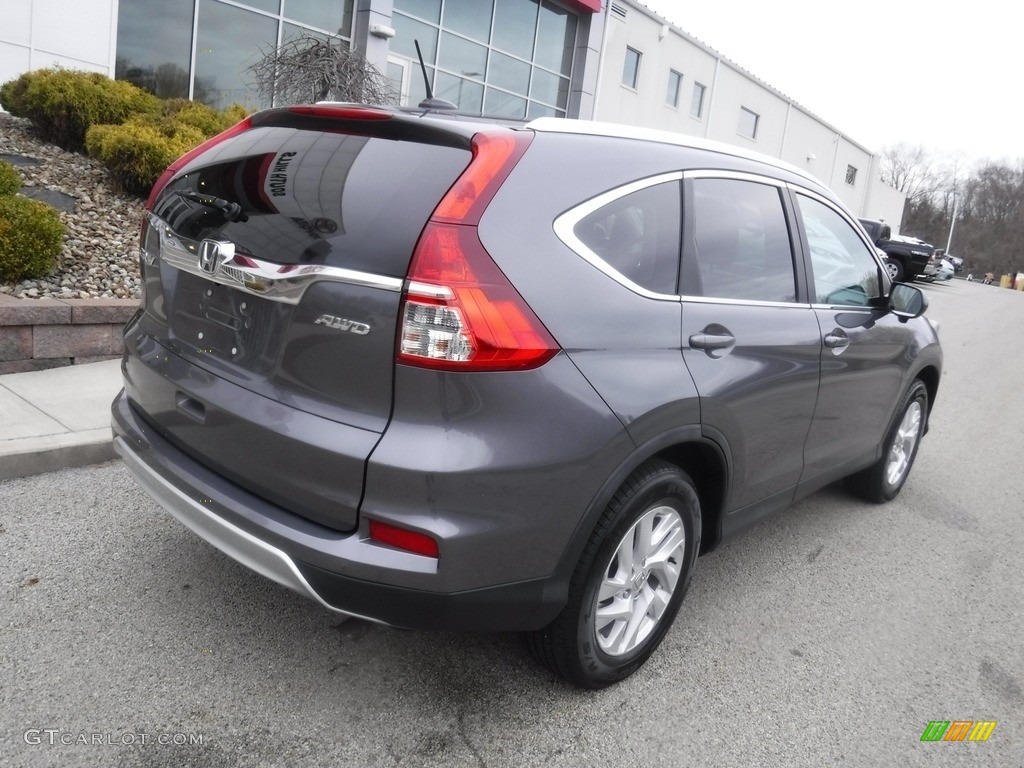 2016 CR-V EX-L AWD - Modern Steel Metallic / Gray photo #16