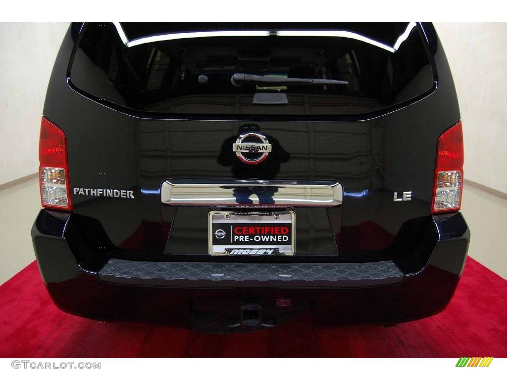 2008 Pathfinder LE - Super Black / Graphite photo #9