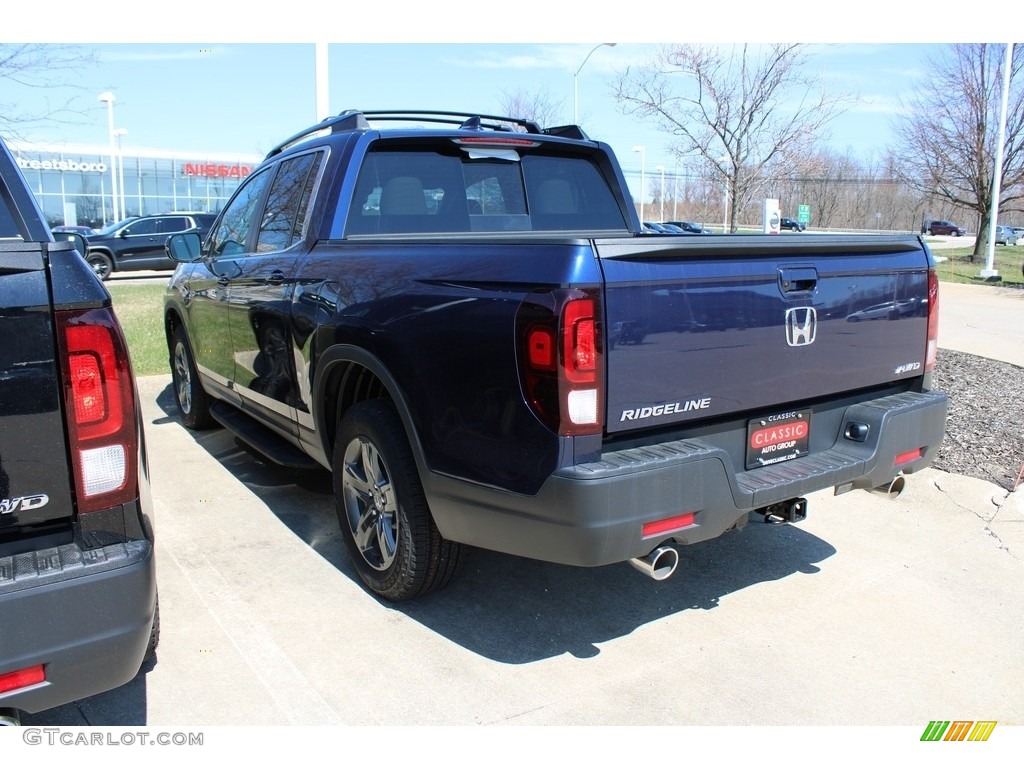 2023 Ridgeline RTL AWD - Obsidian Blue Pearl / Gray photo #6