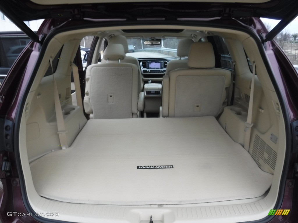 2015 Highlander Limited AWD - Ooh La La Rouge Mica / Almond photo #36