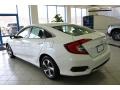 Platinum White Pearl - Civic LX Sedan Photo No. 9