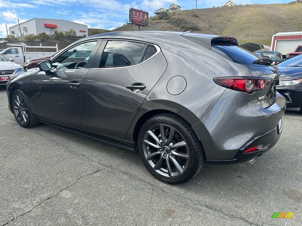 Machine Gray Metallic 2019 Mazda MAZDA3 Hatchback Exterior Photo #145886288