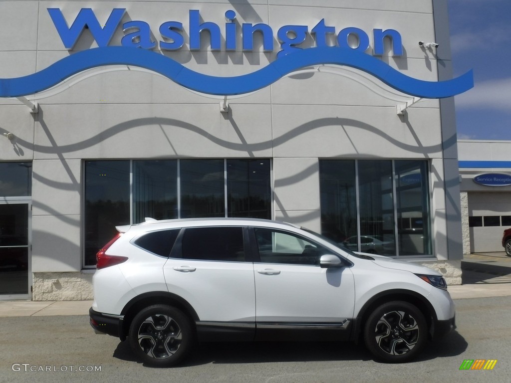 2019 CR-V Touring AWD - Platinum White Pearl / Ivory photo #2