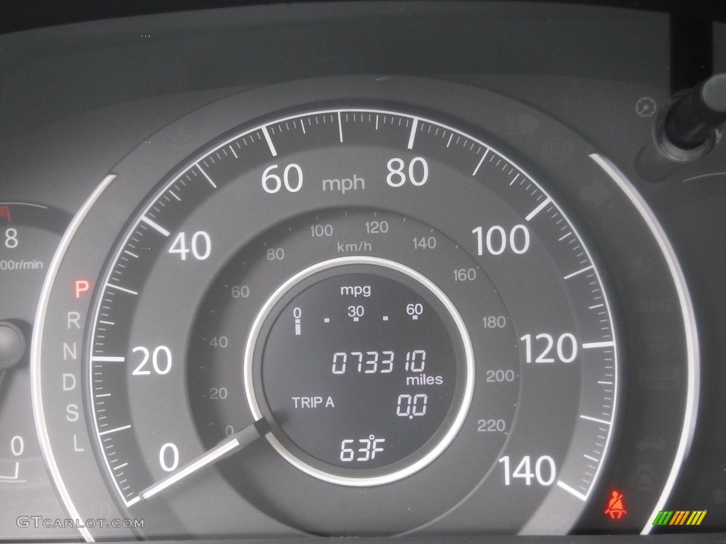 2016 CR-V EX-L AWD - Alabaster Silver Metallic / Gray photo #35