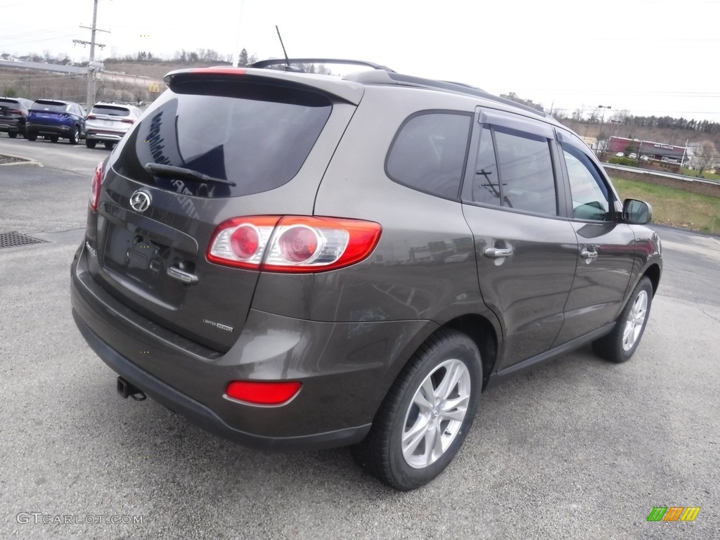 2012 Santa Fe Limited V6 AWD - Cabo Bronze / Beige photo #10