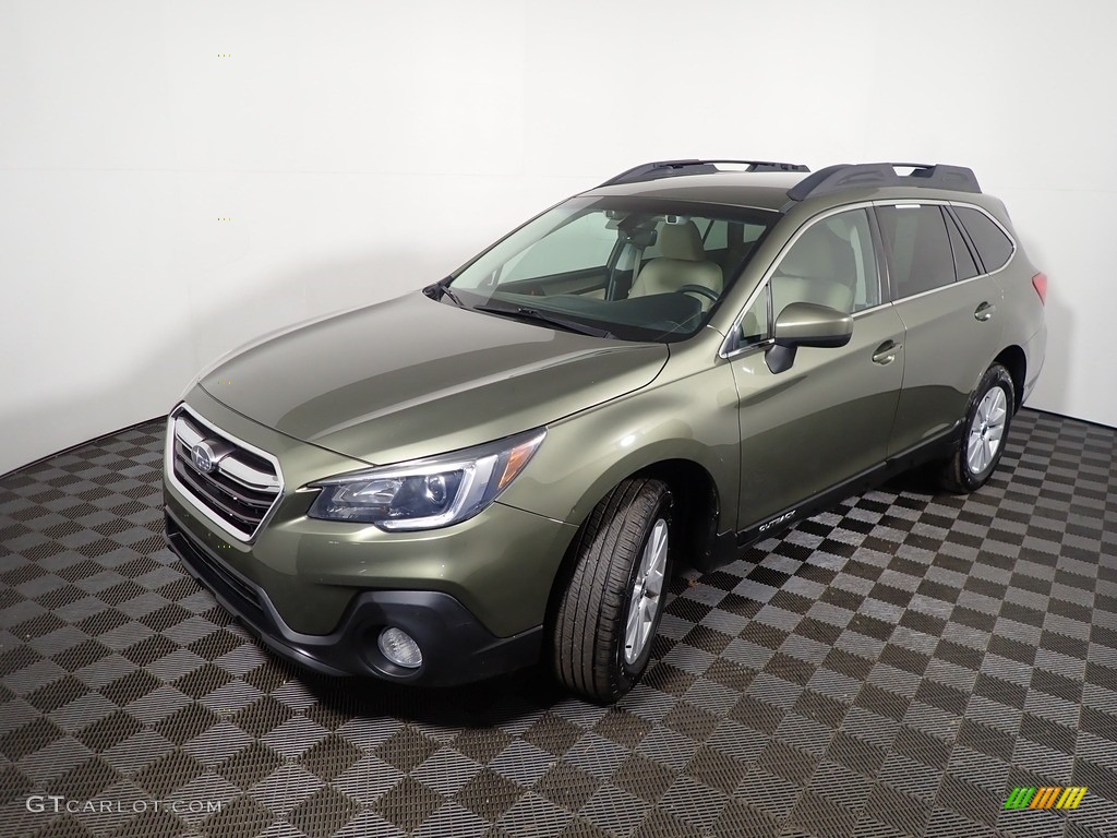 2019 Outback 2.5i Premium - Wilderness Green Metallic / Warm Ivory photo #8