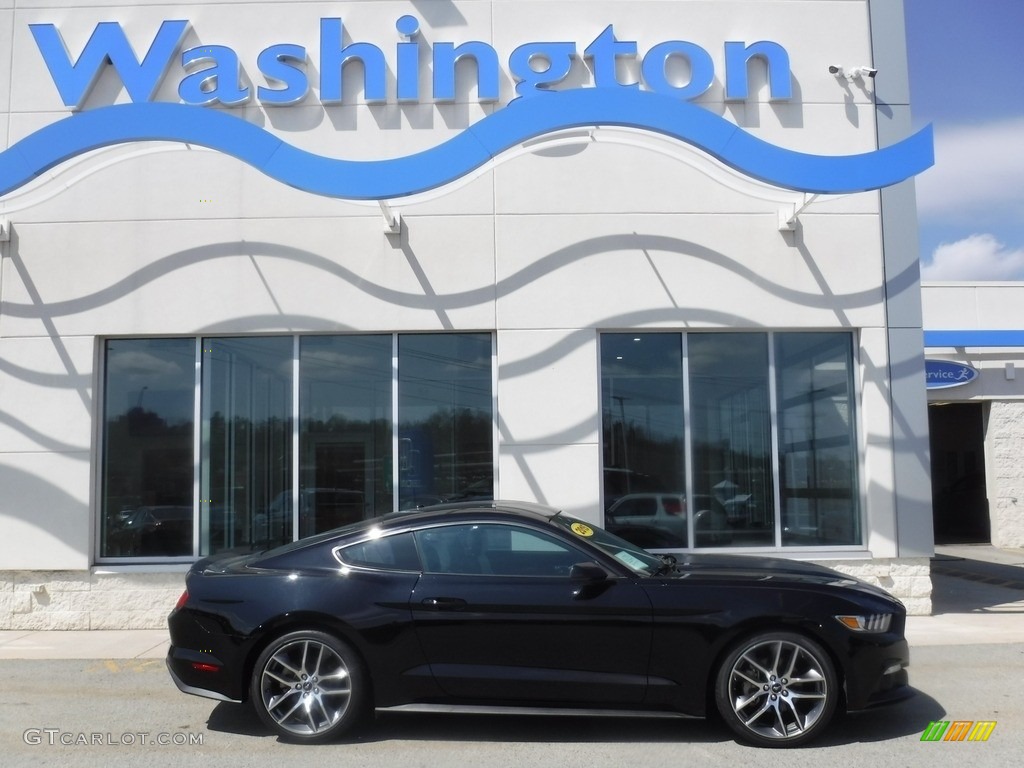 2015 Mustang EcoBoost Premium Coupe - Black / Ceramic photo #2