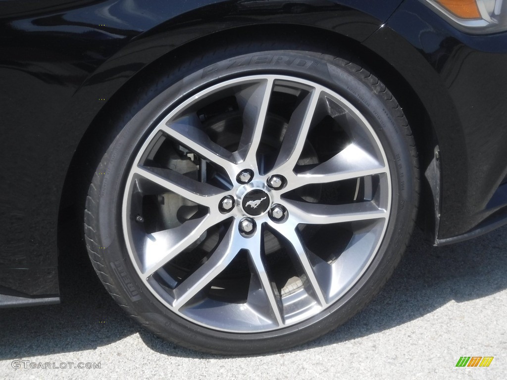 2015 Mustang EcoBoost Premium Coupe - Black / Ceramic photo #3