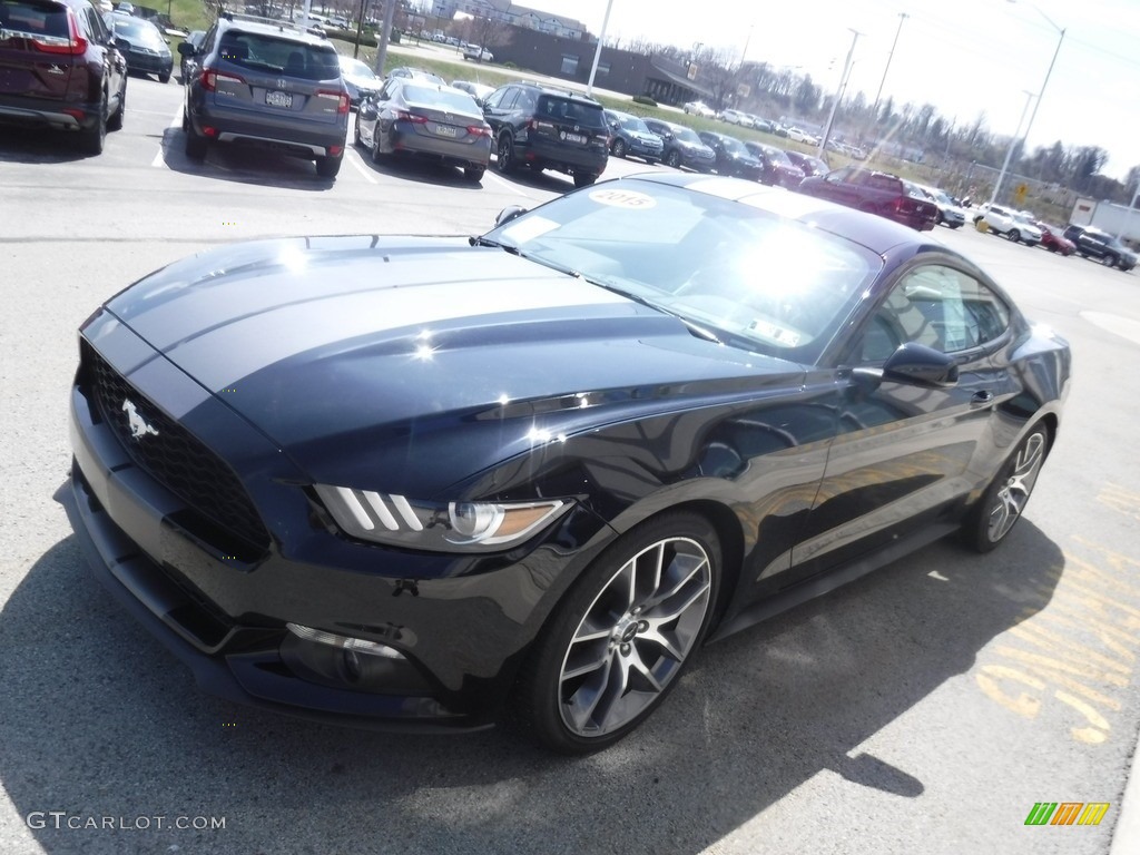 2015 Mustang EcoBoost Premium Coupe - Black / Ceramic photo #5