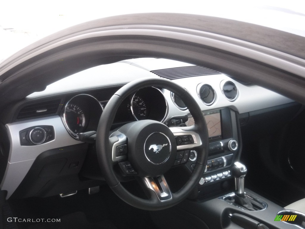 2015 Mustang EcoBoost Premium Coupe - Black / Ceramic photo #10
