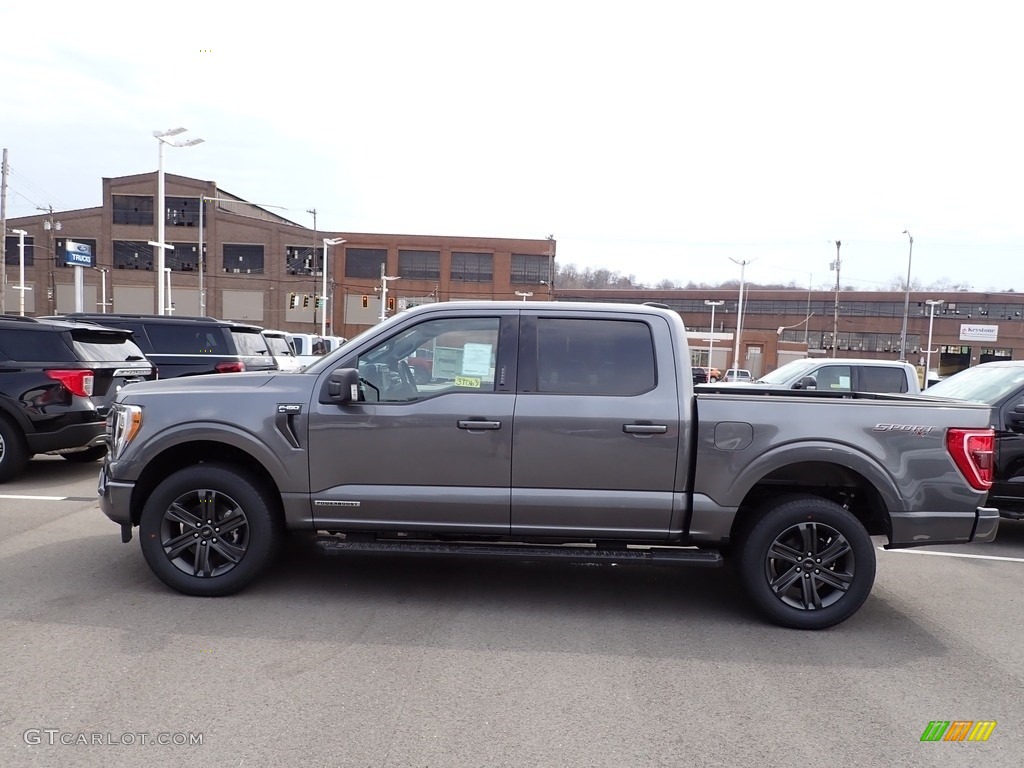 Carbonized Gray Metallic 2023 Ford F150 XLT SuperCrew 4x4 Exterior Photo #145889737