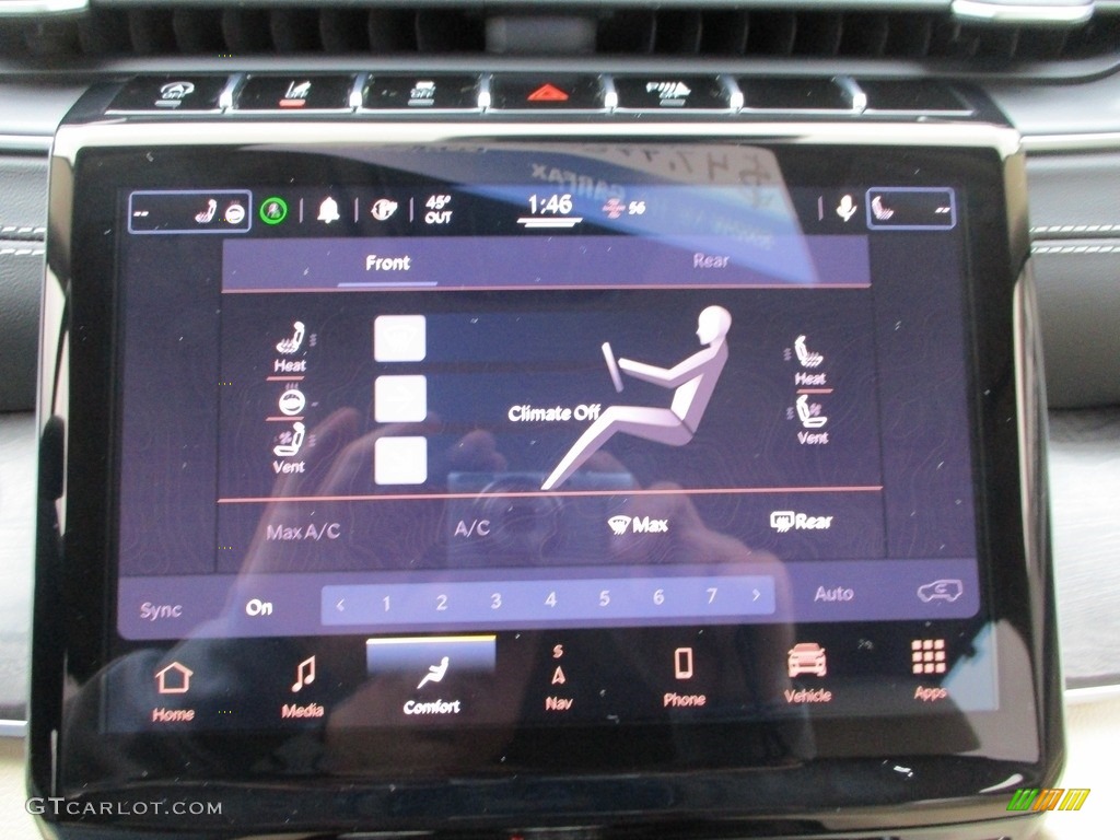 2021 Jeep Grand Cherokee L Limited 4x4 Controls Photo #145889928