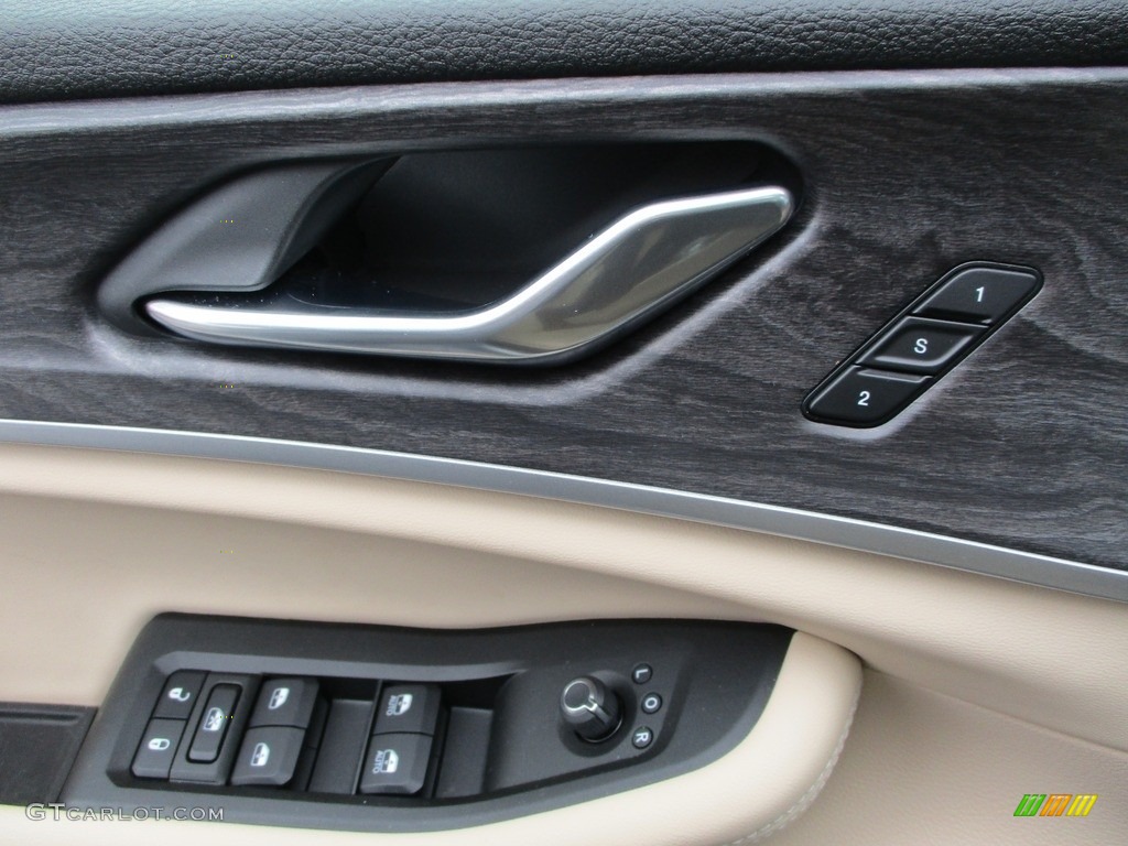 2021 Jeep Grand Cherokee L Limited 4x4 Global Black/Wicker Beige Door Panel Photo #145890147