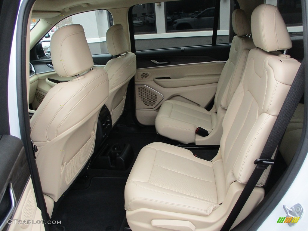 Global Black/Wicker Beige Interior 2021 Jeep Grand Cherokee L Limited 4x4 Photo #145890168
