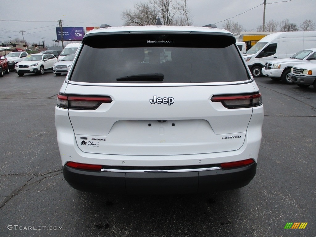 2021 Grand Cherokee L Limited 4x4 - Bright White / Global Black/Wicker Beige photo #29