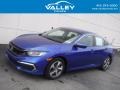 Aegean Blue Metallic 2020 Honda Civic LX Sedan