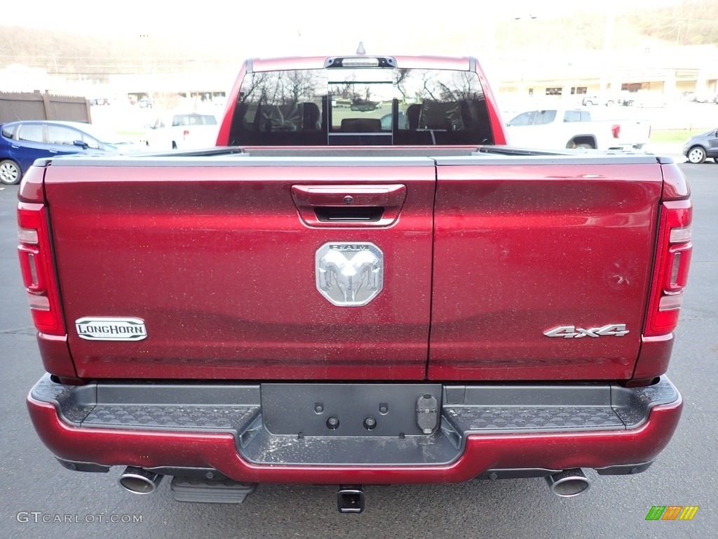 Delmonico Red Pearl 2023 Ram 1500 Long Horn Crew Cab 4x4 Exterior Photo #145890651