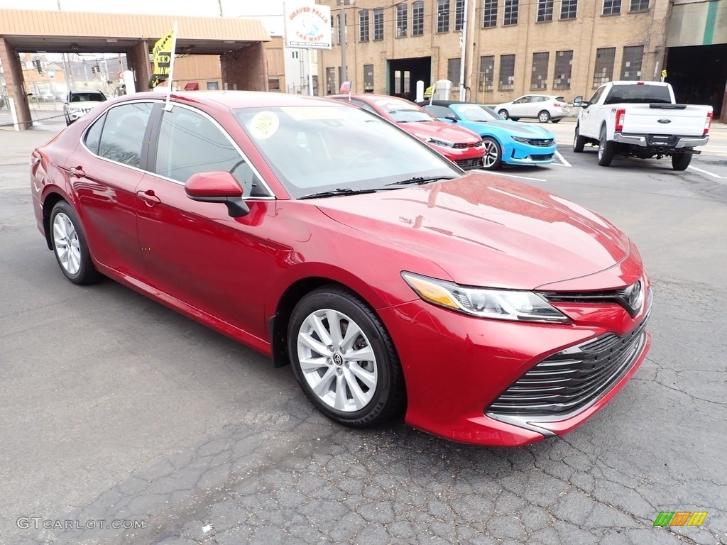 2020 Camry LE - Ruby Flare Pearl / Black photo #2